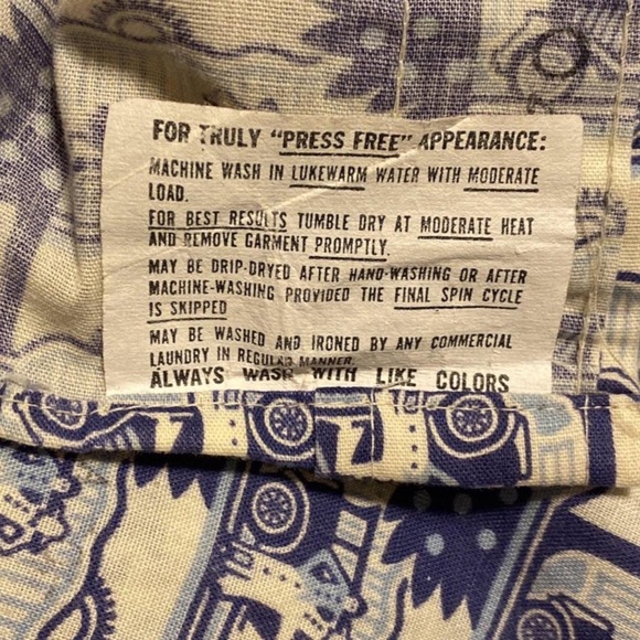 Vintage H.I.S Patchwork Button-Down Shirt Kitsch Western Farmer - Picture 5 of 7